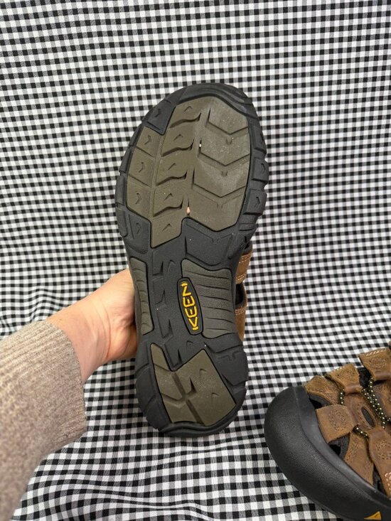 Keen Newport Leather Sandal Men\'s 13 Brown Closed Toe Hiking Water Outdoor Shoe main image 5